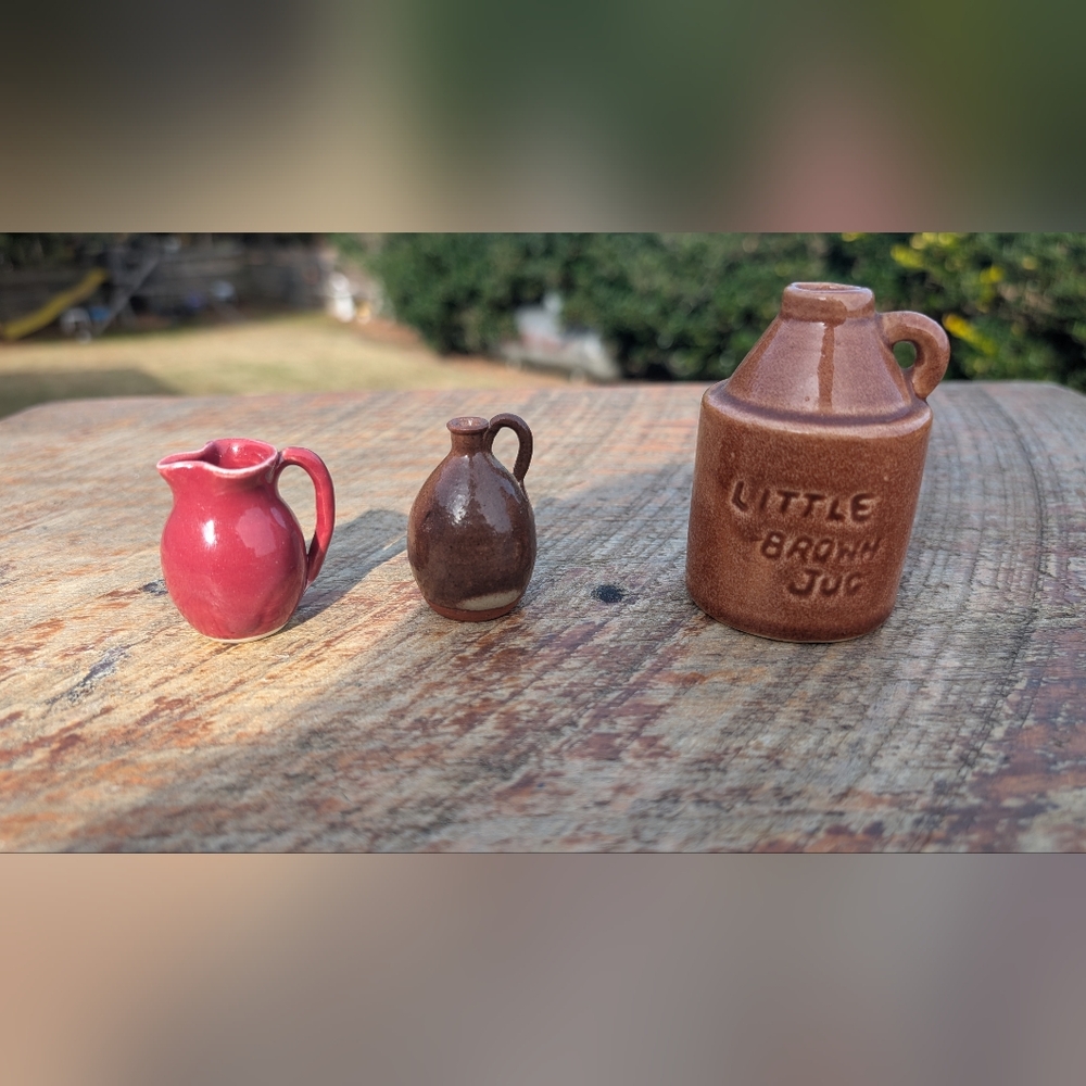 Miniature NC J.OWENS JUG SET. MINT